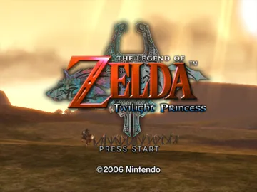 Legend of Zelda, The - Twilight Princess screen shot title